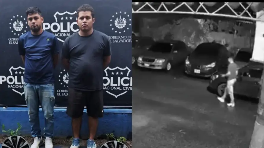 Video: un hombre es arrestado por hurtar piezas de un carro en Soyapango
