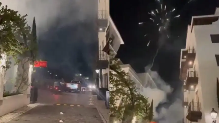 Aficionados guatemaltecos “desvelan” a la Selecta previo al partido con juegos pirotécnicos