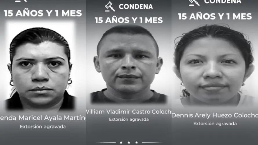 Condenan a 15 años de cárcel a tres pandilleros de la MS por extorsionar a un comerciante en Cuscatancingo