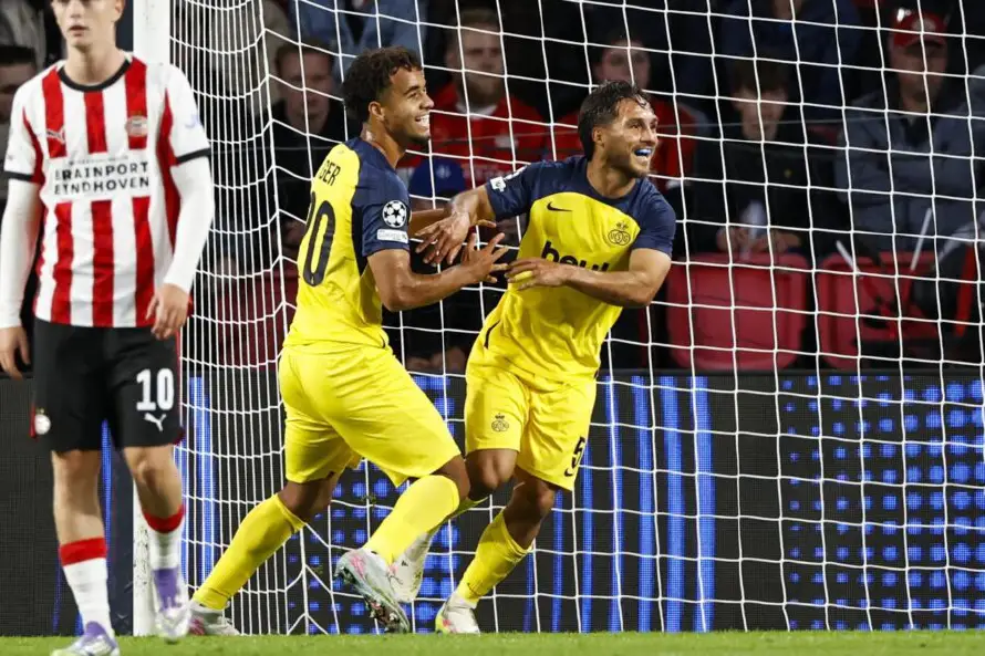 El Union Saint-Gilloise sorprende al PSV y celebra su primera victoria en Champions