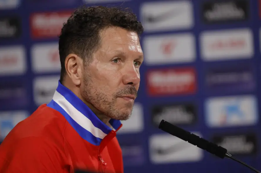 Diego Simeone, técnico del Atlético de Madrid: "Paciencia y trabajo son esenciales para nuestra evolución"