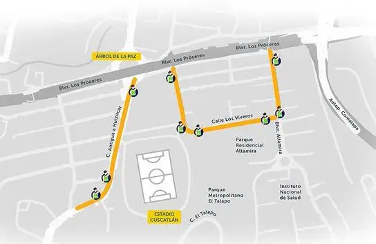 VMT instalará el lunes controles vehiculares alrededor del Estadio Cuscatlán por el partido de la Selecta