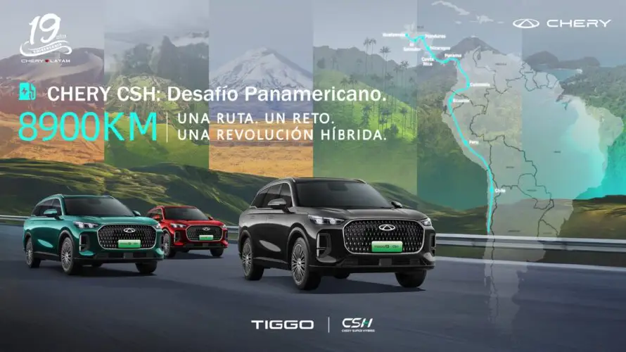 CHERY CSH: desafío Panamericano, una ruta, un reto, una revolución híbrida