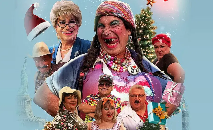 ¡Este es el póster de la nueva película de la Tenchis: "Mojados en Navidad"!