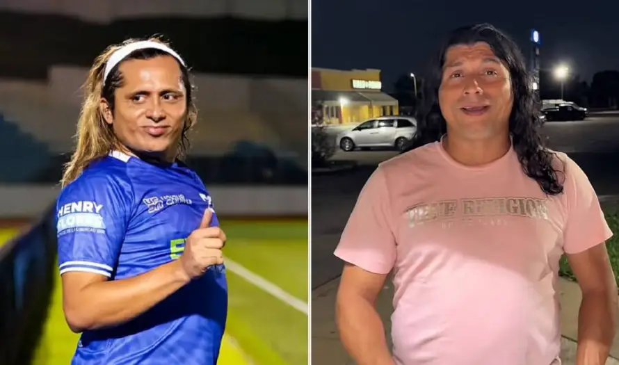 Reaparece el futbolista Rudis Corrales, hermano de Moysito, y anuncia que será tiktoker