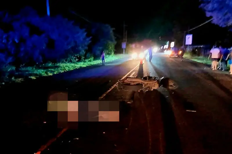 Motociclista y su acompañante mueren tras chocar con una vaca en Conchagua