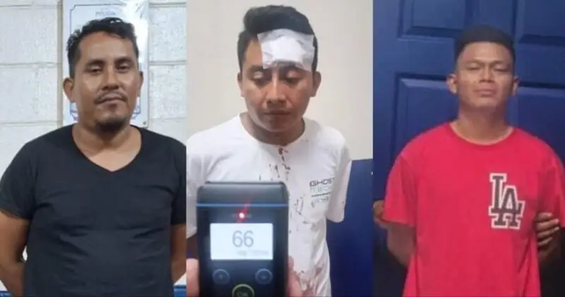 Detienen a tres por conducción peligrosa con hasta 157 grados de alcohol