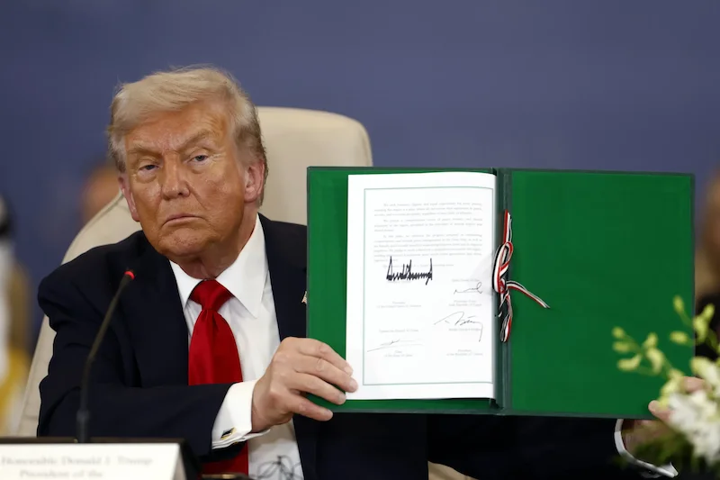 Trump proclama el fin de la guerra en Gaza y la llegada de la paz en Oriente Próximo