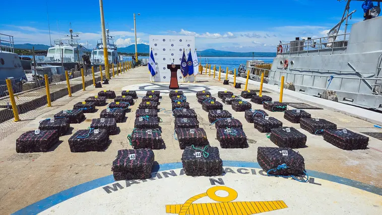 El Salvador incautó 24 toneladas de droga hasta mediados de octubre