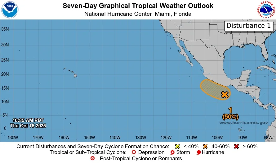 El Salvador enfrentaría lluvias y tormentas por influencia de baja presión en el Pacífico, dice Marn
