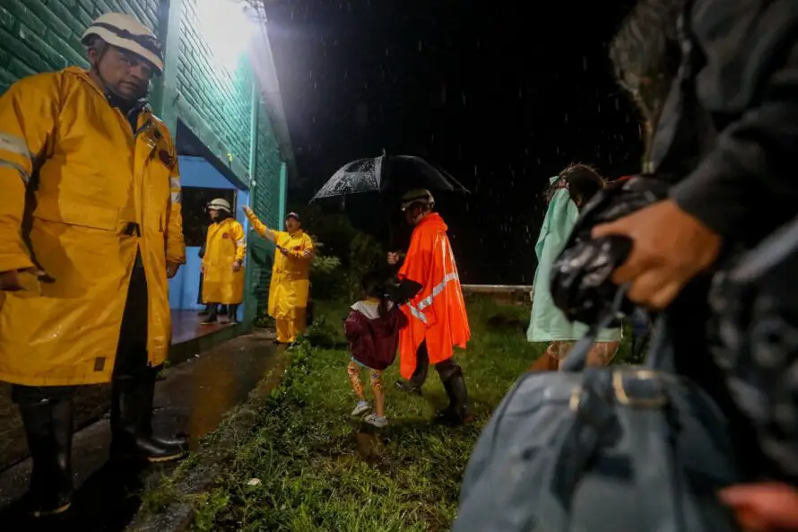 Hay 38 evacuados en tres albergues debido a las lluvias