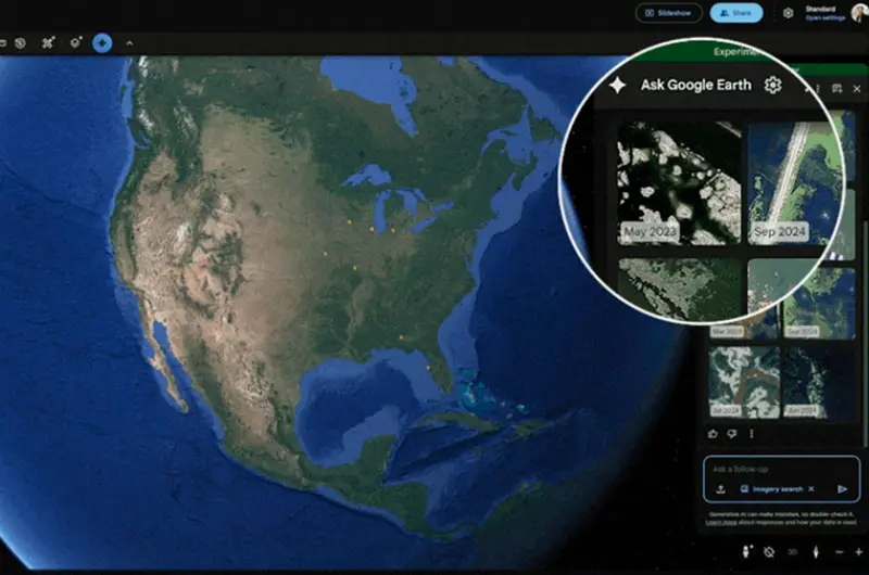Google Earth integrará IA de Gemini para prevenir desastres climáticos