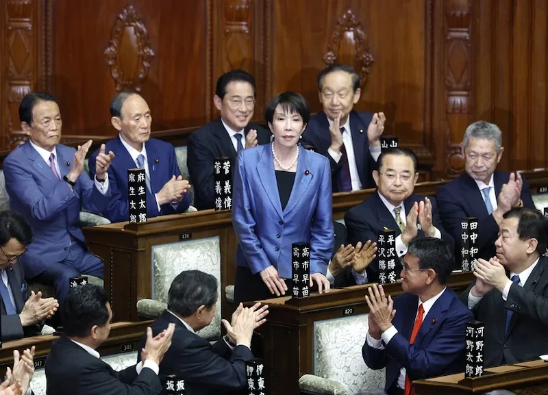 Sanae Takaichi es elegida como la primera mujer en liderar Japón