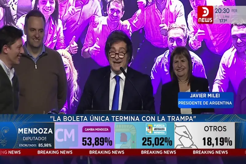 Milei celebra victoria legislativa y anuncia reformas profundas para Argentina
