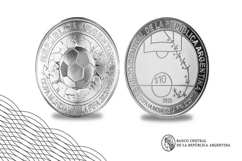 Argentina lanza moneda conmemorativa con el histórico gol de Maradona
