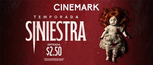¡Por tercer año consecutivo regresa la temporada siniestra a Cinemark!