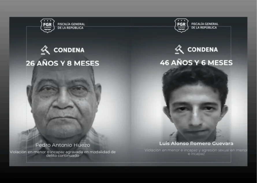 Dos hombres fueron condenados a 46 y 26 años por agresiones sexuales contra menores