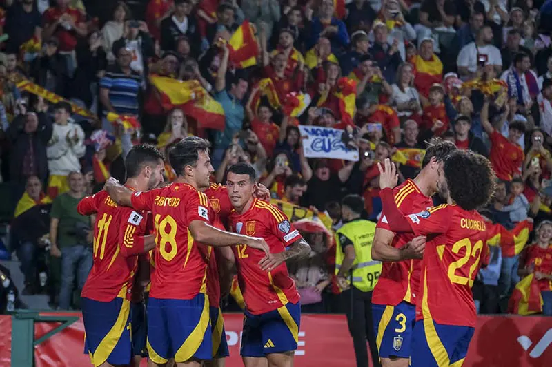 España somete a Georgia y prolonga su marcha triunfal hacia el Mundial