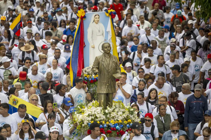 Venezuela celebra con fe la canonización de sus primeros santos