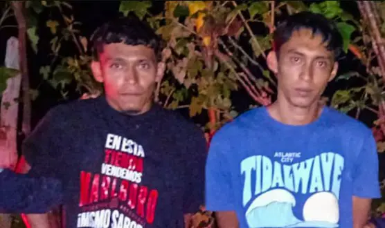 Detienen a dos sujetos acusados de transportar drogas en Chalatenango