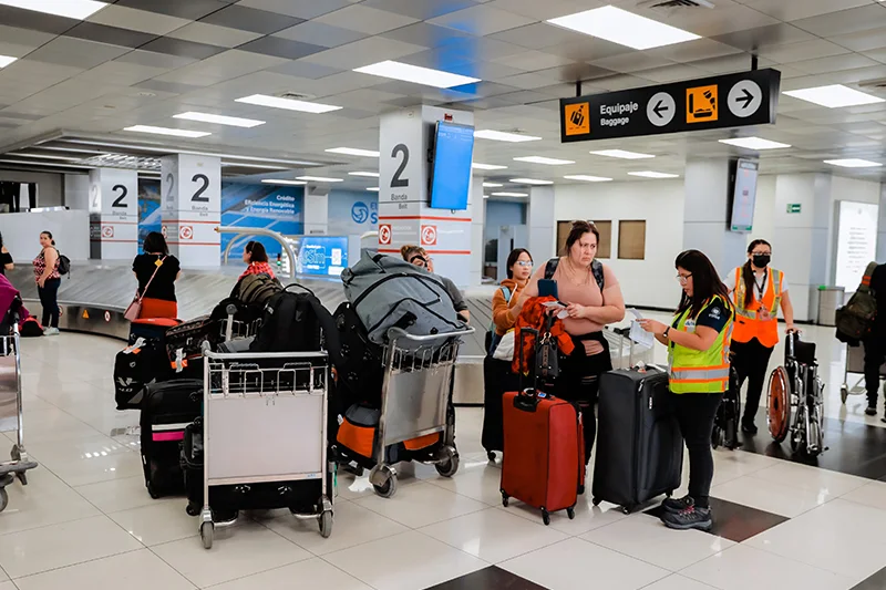 Nueva terminal de bandas de equipaje tiene un avance del 35 % en el Aeropuerto Internacional de El Salvador