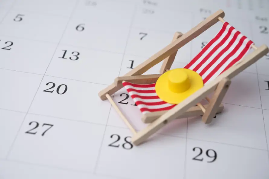 Estos son los días de asueto durante las vacaciones de agosto