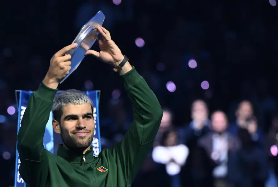 El tenista Carlos Alcaraz cierra 2025 como número uno del mundo