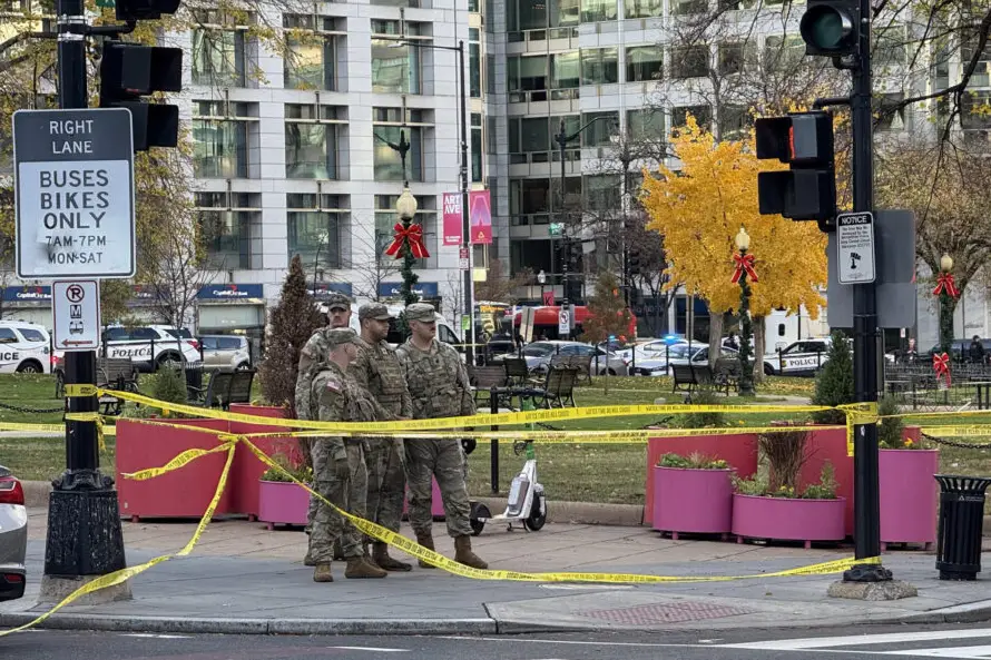 Mueren los dos guardias nacionales heridos en un tiroteo cerca de la Casa Blanca