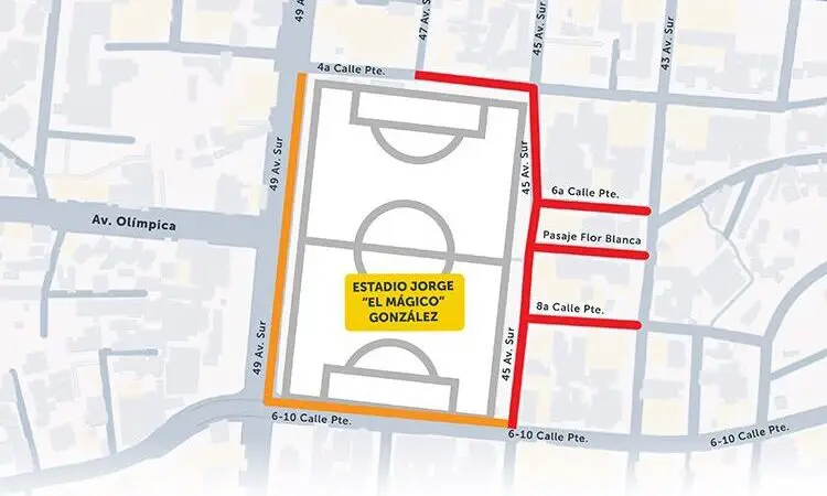 VMT anuncia restricciones de tránsito cerca del Estadio "El Mágico" González por partido Real Madrid vs. Barcelona