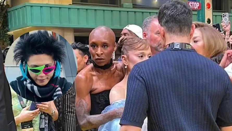 Este es el acosador que intentó tocar a Ariana Grande en la premier de "Wicked 2"