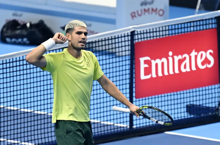 Carlos Alcaraz, sigue con racha de victorias en las Finales ATP de Turín
