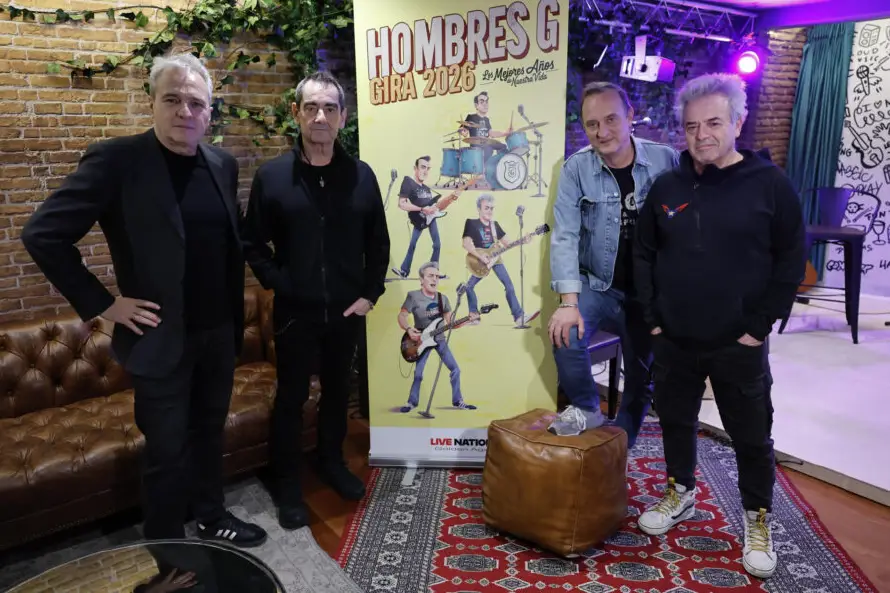 Hombres G celebran 43 años de carrera considerados los "Stones españoles"