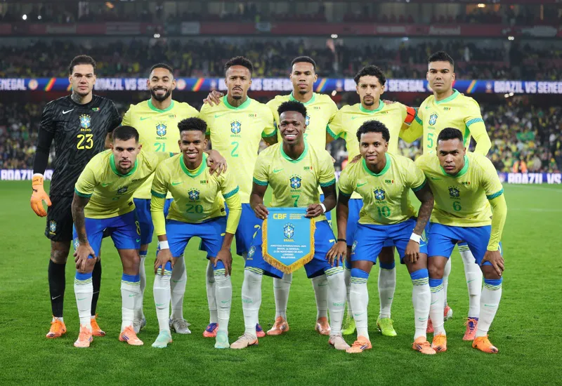 Estevao brilla en victoria de Brasil 2-0 ante Senegal en Londres