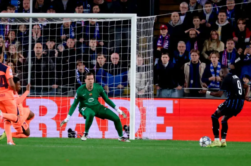 El Barcelona se salva de la derrota ante el Brujas