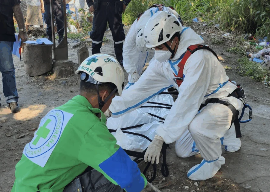 Recuperan un cadáver en Sierra Morena, Soyapango