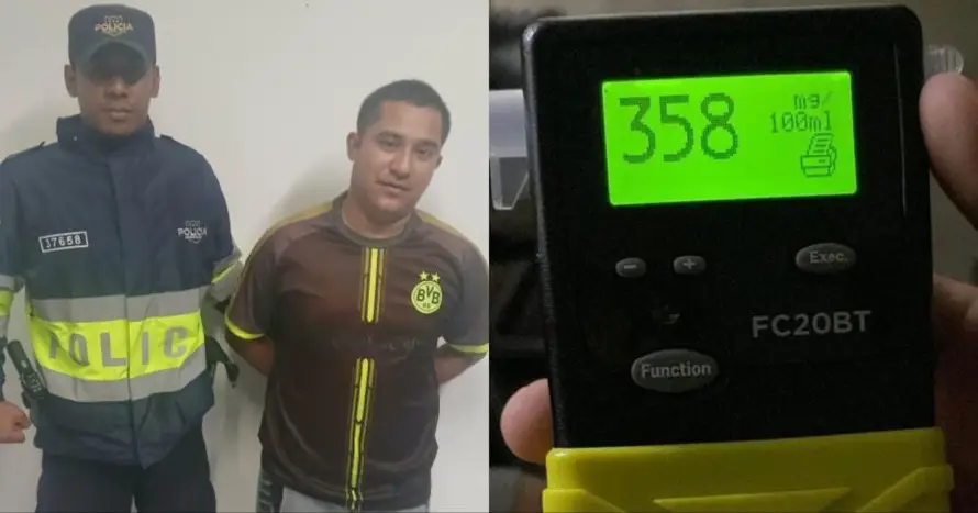 Detienen a hombre por conducir con más de 350º de alcohol y provocar un accidente en San Juan Opico