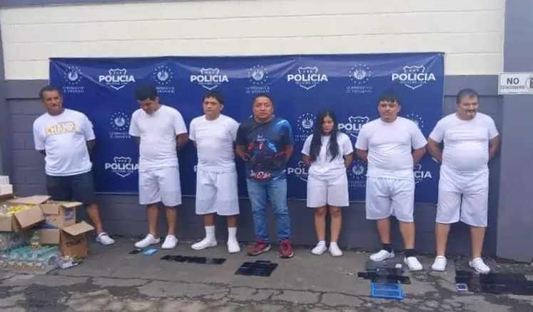 Capturados en Sonsonate por receptación de celulares y laptops