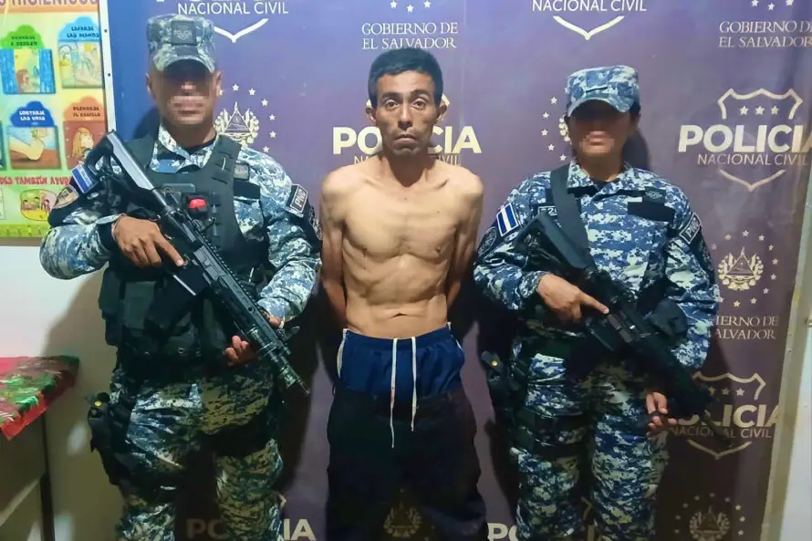 PNC captura un hombre acusado de asesinar a otro en Sensuntepeque