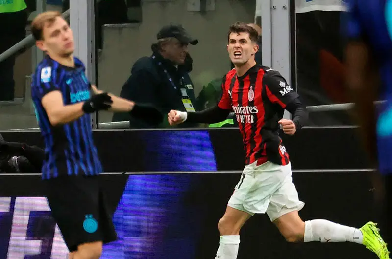 Maignan y Pulisic dan el derbi al Milan y el liderato al Roma