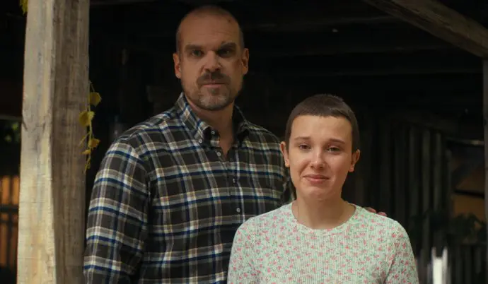 Millie Bobby Brown denunció por acoso a David Harbour, su "padre" en Stranger Things