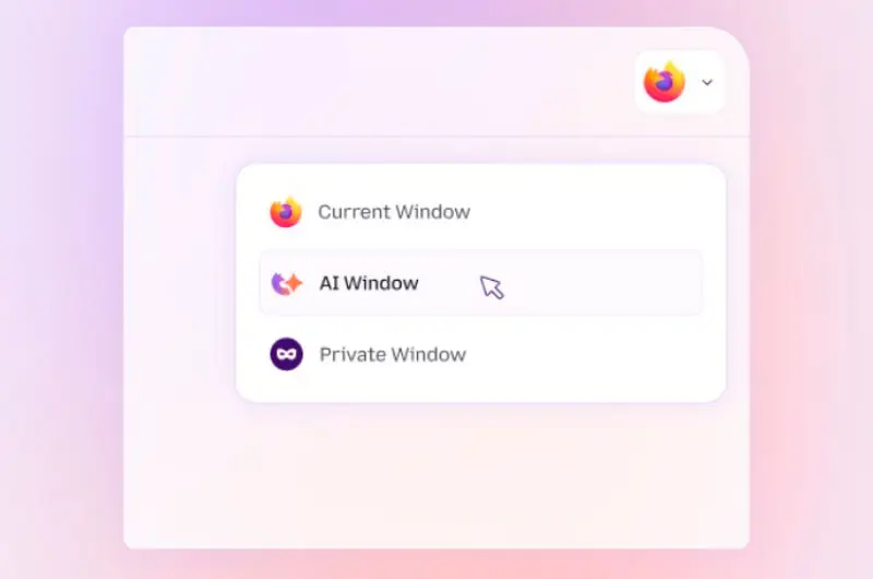 Mozilla prueba una ventana de IA para asistentes en Firefox
