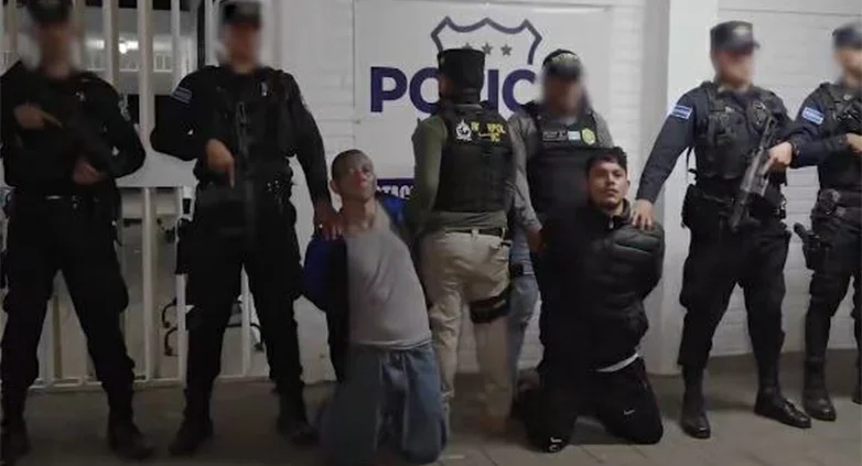 Capturan a dos supuestos miembros de la Mara Salvatrucha que habían huido del país