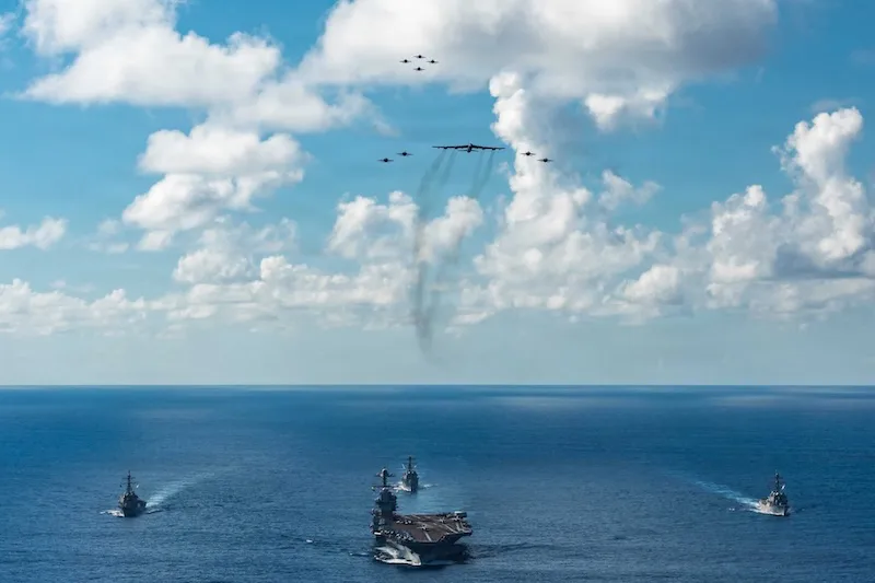 El portaaviones estadounidense Gerald R. Ford llega al Caribe en misión antidrogas