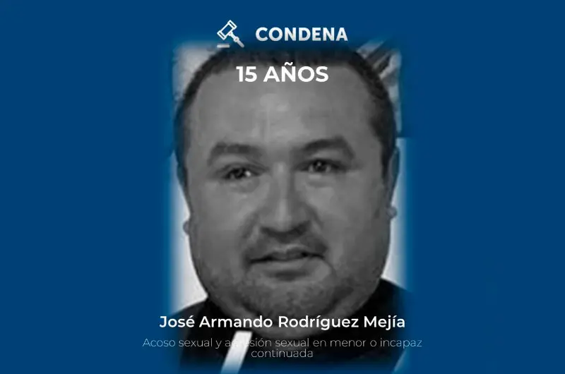 Condenan a 15 años de prisión a sacerdote por agresión sexual contra dos menores