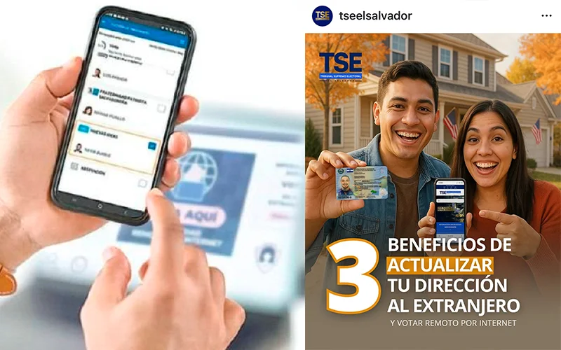 TSE insta a salvadoreños en el extranjero actualizar DUI con dirección del extranjero