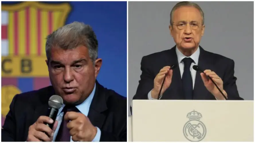 El presidente del Barcelona cree que las declaraciones de Florentino Pérez denotan "la barcelonitis del Madrid"