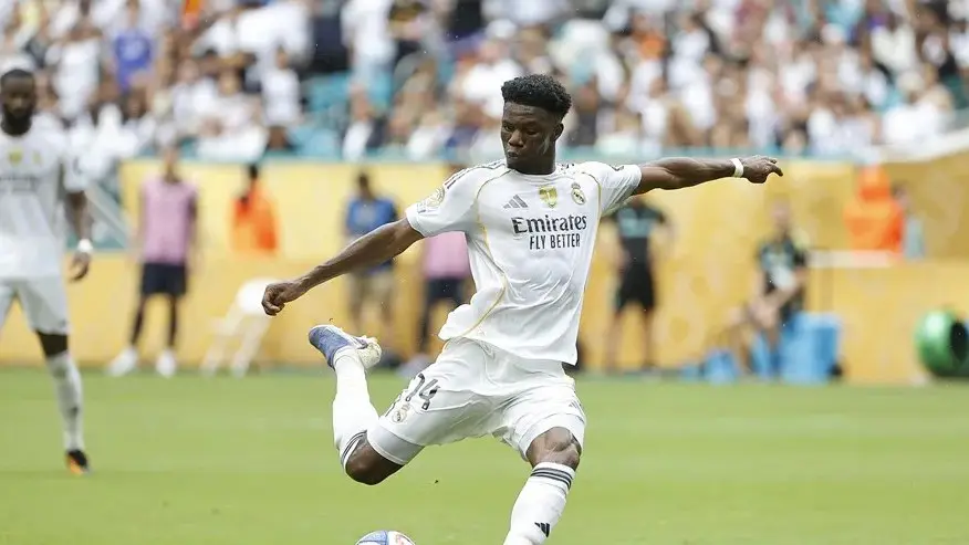 Aurélien Tchouaméni, centrocampista del Real Madrid: "Los silbidos del Bernabéu fueron importantes en mi carrera, me ayudó a dar un paso adelante"