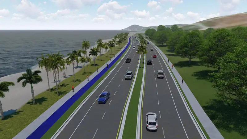 Ratifican créditos por $135 millones para “Surf City fase II” que incluye ampliación a cuatro carriles en La Libertad