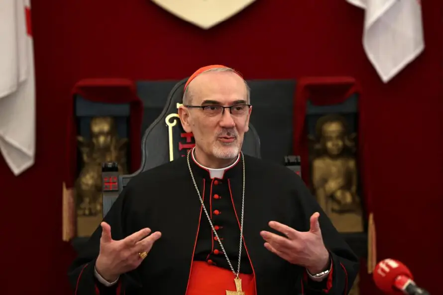 Patriarca Latino celebra la alegría de estas Navidades en Belén tras dos años de guerra