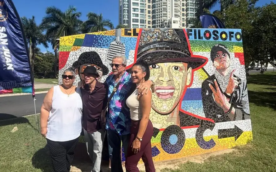 Crean mosaico en honor a Vico C y nombran calle con su nombre en Puerto Rico